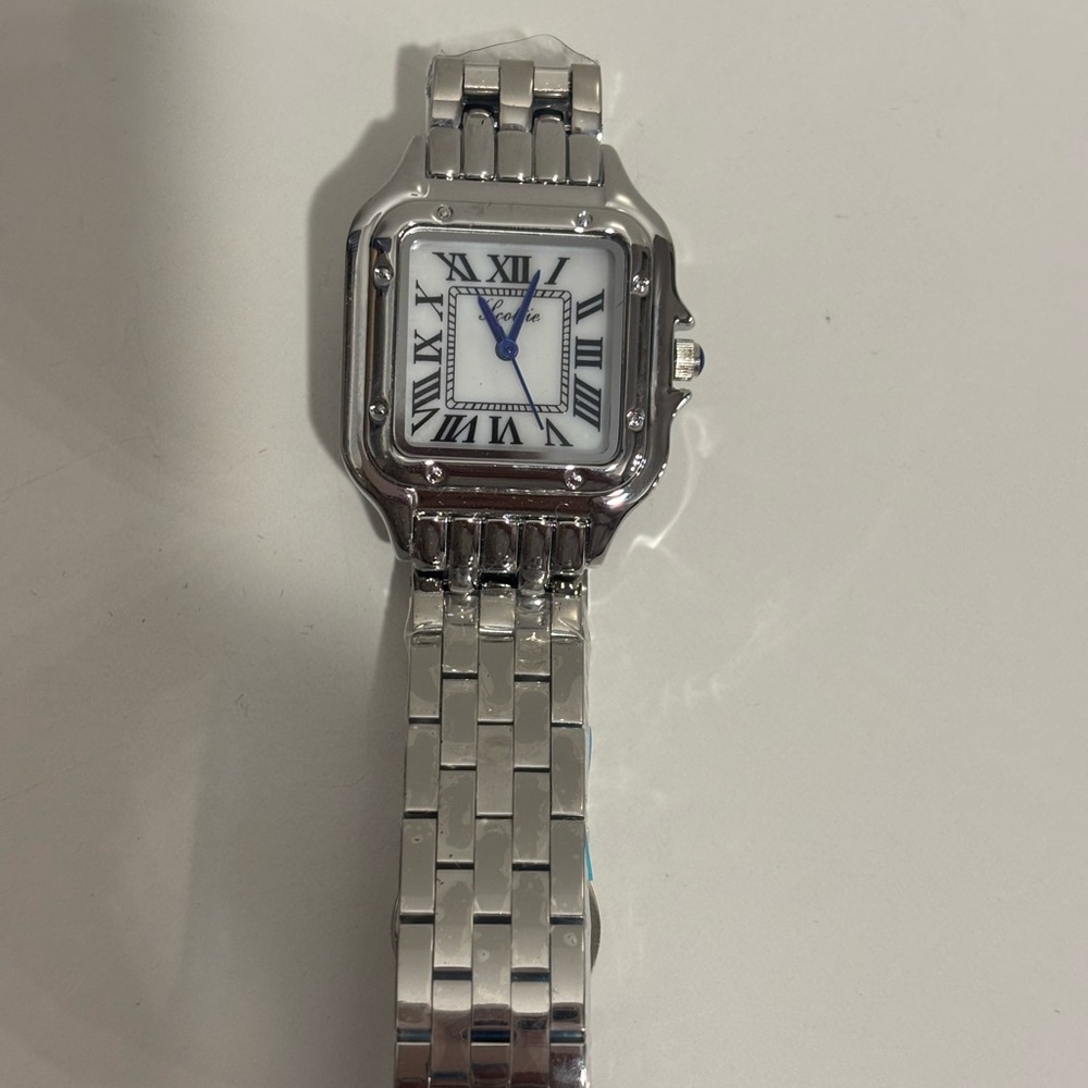 Silver Square Face Watch - Picture 3 of 3